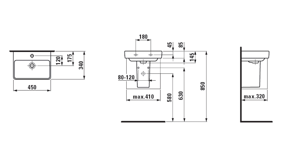 Схема (детальная фотография), из санфарфора