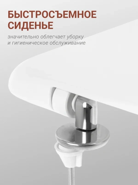 Унитаз компакт Santek Анимо белый 1WH302136 (детальная фотография), с нижним подводом воды