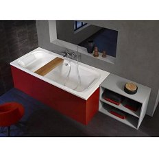 Ванна из искусственного камня Flight Jacob Delafon Elite 180х80 см прямоугольная