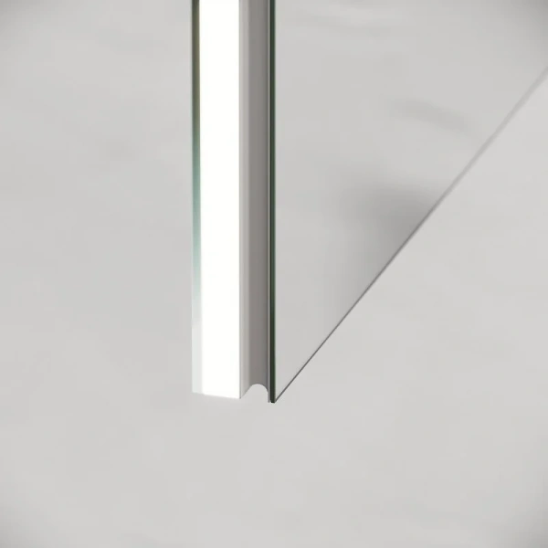 Зеркальный шкаф с подсветкой Sancos Evoke 60 см серый SC8060 (детальная фотография), серые