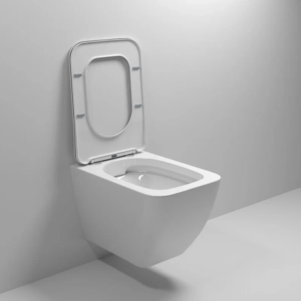 Унитаз подвесной Grossman белый глянцевый GR-4462S (детальная фотография), безободковые