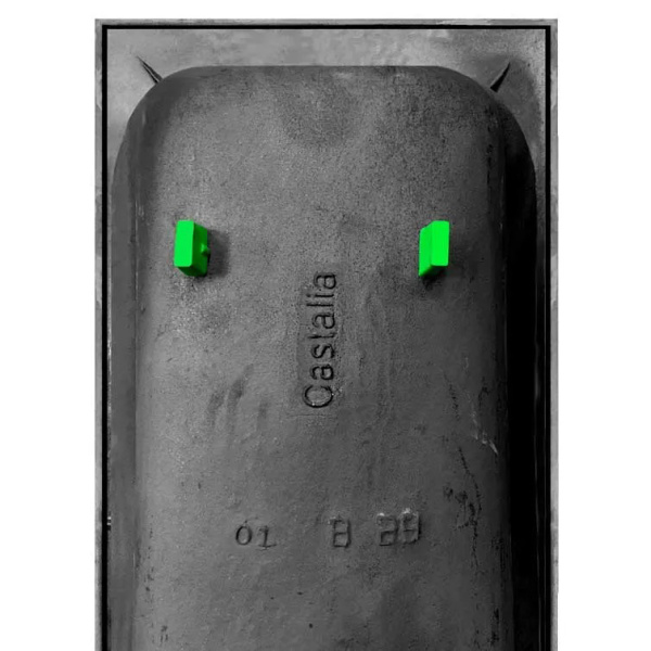 Ванна чугунная с ручками Castalia 150х70х42 H0000011 (детальная фотография), чугунные