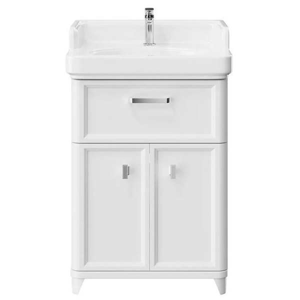 Тумба под раковину напольная Kerama Marazzi Pompei 60 см белая PO.M.60.1\WHT (детальная фотография), классика, ретро
