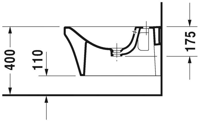 Биде подвесное Duravit P3 Comforts белое 2268150000 (детальная фотография), белые