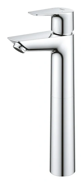 Смеситель для раковины Grohe BauEdge с ограничителем температуры 23761001 (детальная фотография), на столешницу
