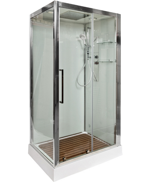 Душевая кабина Deto Z 120х90 см с тропическим душем Z120KERAVA (детальная фотография)