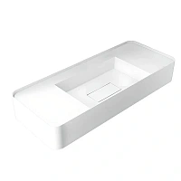 Раковина Vincea 120 см белая матовая