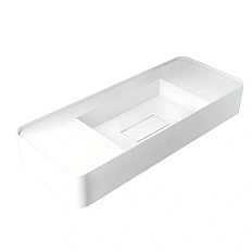 Раковина Vincea 120 см белая матовая