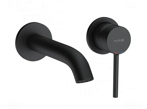 Смеситель для раковины Kludi Bozz черный матовый - фото 2