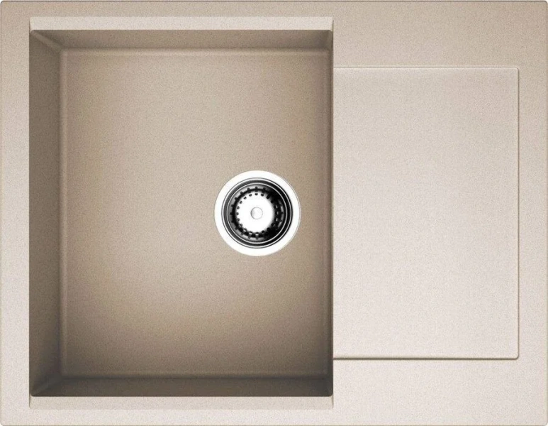 Мойка для кухни Omoikiri Daisen-65-SA 65 см бежевая 4993685 (детальная фотография)