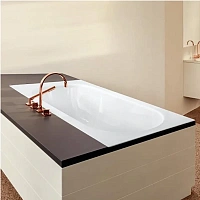 Ванна стальная Bette Starlet Spirit 180 х 80 х 42 см, Glasur Plus, с шумоизоляцией, белая, 1634-000 PLUS