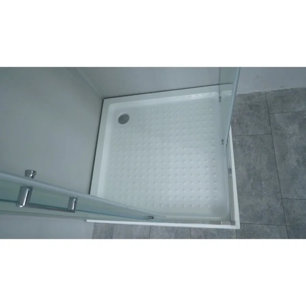 Душевой уголок Timo Viva Lux TL-1102 Fabric 100х100х200 см TL-1102F (детальная фотография), современные, hi-tech