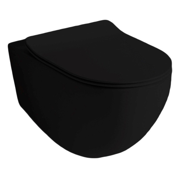 Унитаз подвесной ArtCeram File 2.0 черный матовый FLV006 17 00 (детальная фотография)
