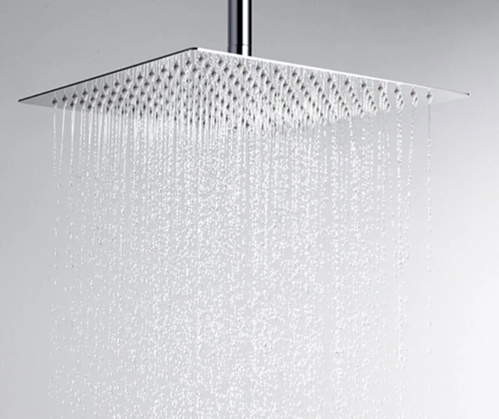 Верхний душ Wasserkraft A1 квадратный (детальная фотография), верхние души