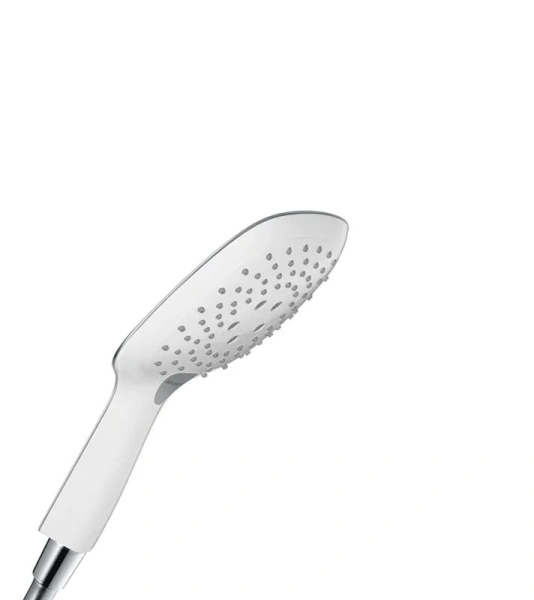 Душевая лейка хром-белый Hansgrohe Raindance Select 26551400 (детальная фотография)