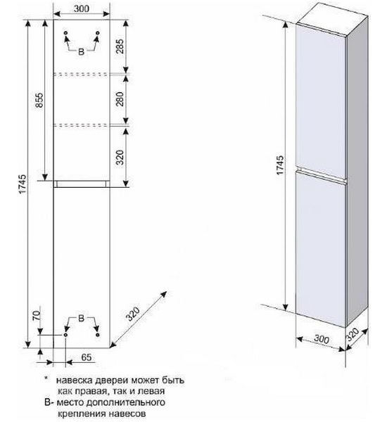Схема (детальная фотография), подвесные, напольные
