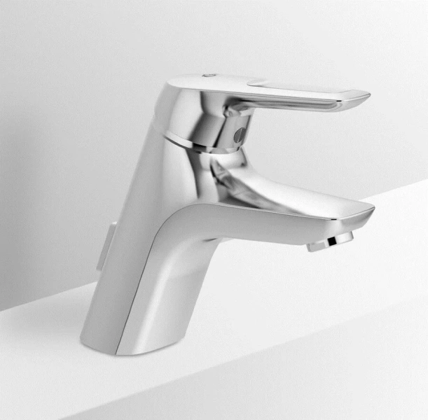 Смеситель для раковины Ideal Standard Ceramix Blue однорычажный A5658AA (детальная фотография), современные, hi-tech