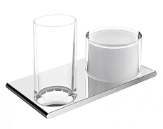 Дозатор и стакан для ванной Keuco Edition 400 11553