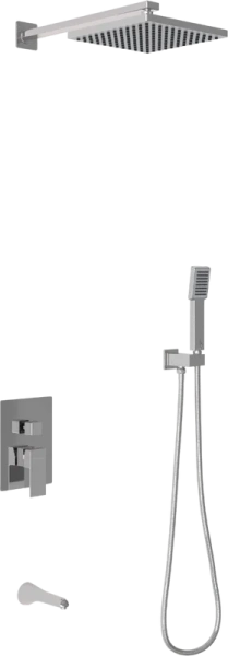 Душевой комплект BERGES Ventas 07300 с верхним душем (детальная фотография)