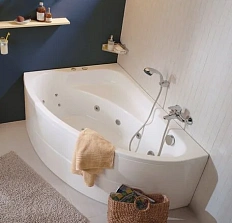 Ванна акриловая  Santek Гоа 150х100 без гидромассажа правосторонняя