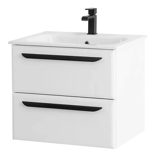 Тумба под раковину подвесная Cezares Eco 60 см bianco opaco - фото 9