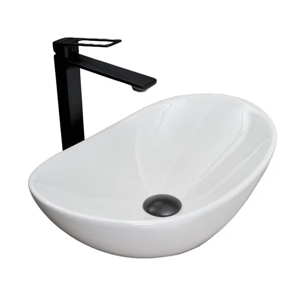 Раковина GID Lago N9133 48 см белая 51201 (детальная фотография)