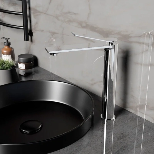 Смеситель для раковины Vincea Verse хром VBF-2VE2CH (детальная фотография), современные, hi-tech