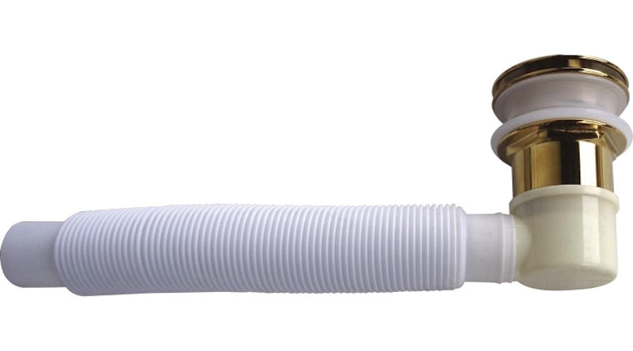 Слив-перелив BelBagno с донным клапаном золото BB39-OVF-ORO (детальная фотография)