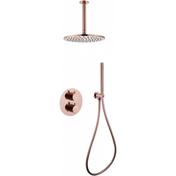 Душевой комплект Abber Wasser Kreis розовое золото AF8121RG (детальная фотография)