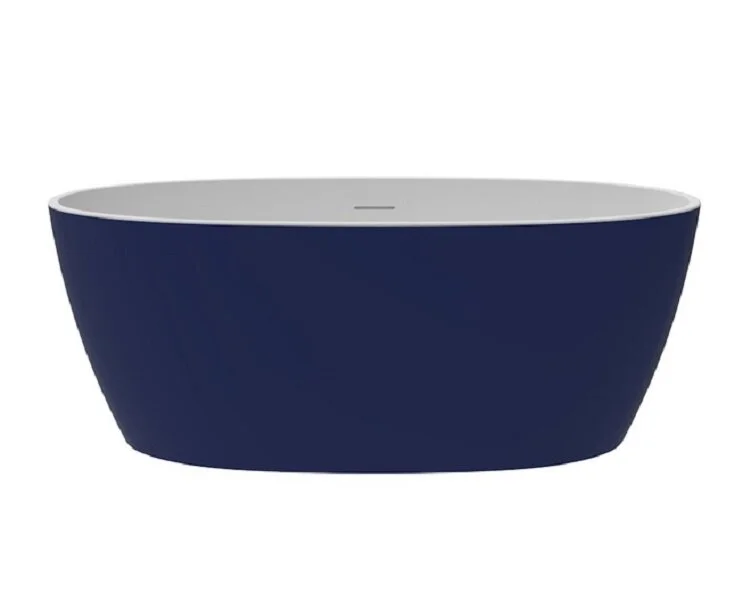 Ванна акриловая Corpa Nera Bosso CN130102, 170 х 76 см, синий матовый (детальная фотография)