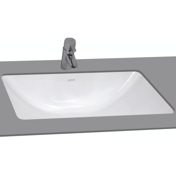 Раковина VitrA S50 53 см встраиваемая 5339B003-0012 (детальная фотография), современные, hi-tech