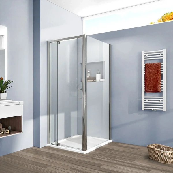 Душевой уголок Vincea Intra 100x90 см стекло прозрачное VSR-1I901090CL (детальная фотография), со средним поддоном