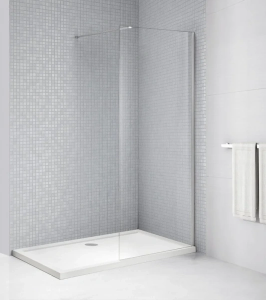 Душевая перегородка Cezares Liberta 115 см профиль хром LIBERTA-L-1-115-C-Cr (детальная фотография), хром