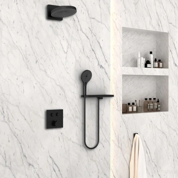 Душевой комплект Vincea черный VSFW-4I211RMB (детальная фотография), черные