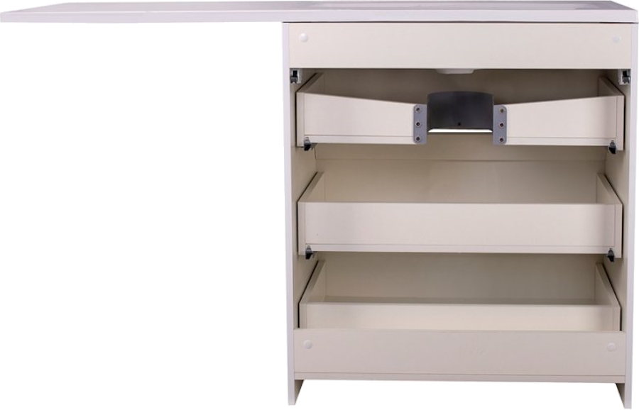 Тумба с раковиной напольная Style Line Даллас СС-00002305 150 см с тремя ящиками (детальная фотография) index_1