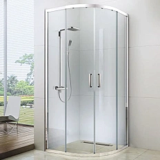 Душевой уголок BERGES Solo 90x90 см профиль хром