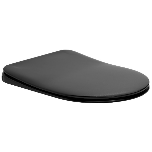 Крышка-сидение с микролифтом Boheme Avva черная 976-B (детальная фотография)