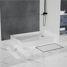 Душевой поддон BelBagno Tray-BB-AH 120x100 см белый
