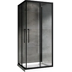 Душевой уголок Abber Schwarzer Diamant 80х80 см стекло прозрачное
