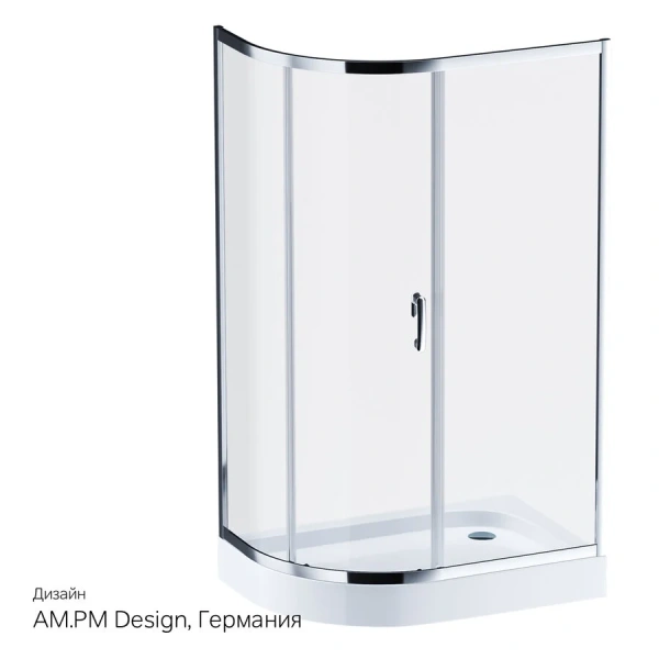 Душевой уголок Am.Pm Like 120х80 стекло прозрачное W83G-302U120CT (детальная фотография)