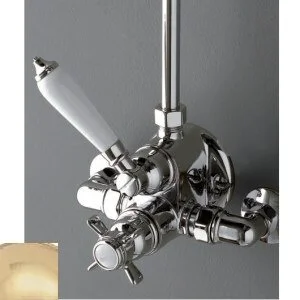 Смеситель для душа термостатический, светлое золото, Devon&Devon HUF84 (детальная фотография)