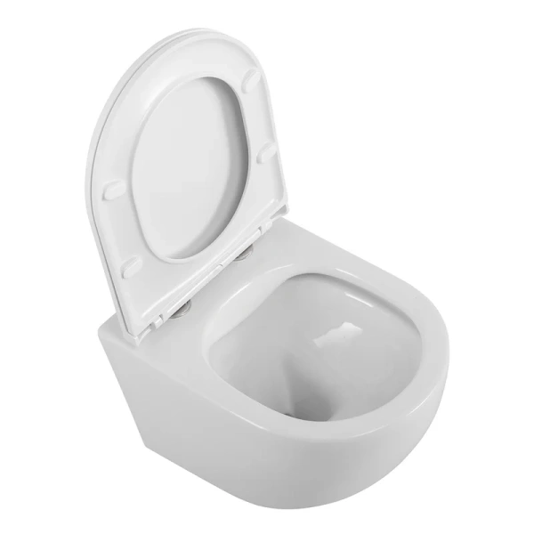 Унитаз с инсталляцией Belbagno Uno кнопка белая BB3105CHR/SC/BB002-80/BB014-SR-BIANCO (детальная фотография), в наличии index_1