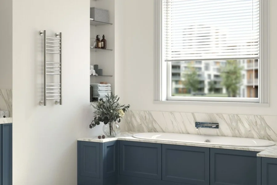 Полотенцесушитель водяной Сунержа Богема+ 30х80 см без покрытия 00-0220-8030 (детальная фотография), хром