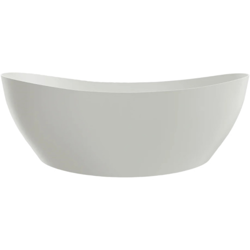 Ванна из искусственного камня Abber Stein 180x85 см белая матовая AS9615 (детальная фотография), современныe, hi-tech