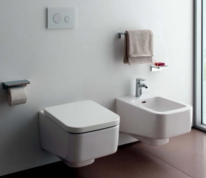 Унитаз подвесной Laufen Pro S скрытый ободок 8.2096.2.000.000.1 (детальная фотография), без бачка, со скрытым бачком