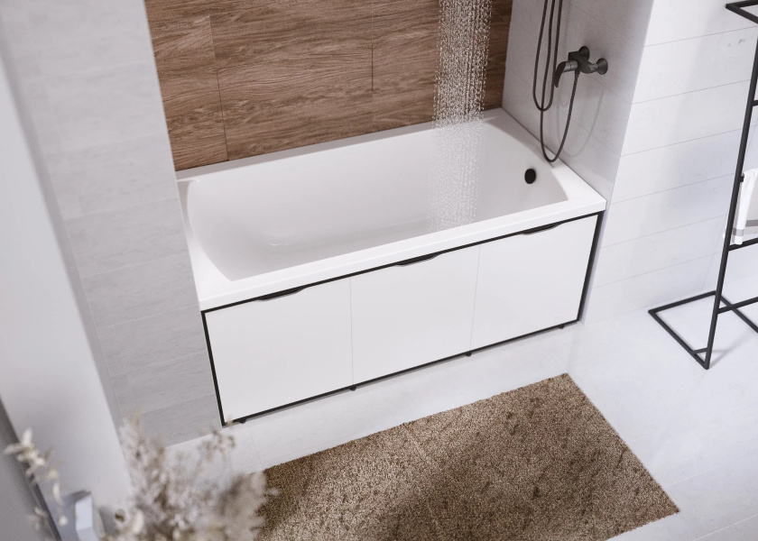 Фронтальная панель 1Marka Grunge Loft 180 см Супер Айс белый GL180IceWhite (детальная фотография), по запросу