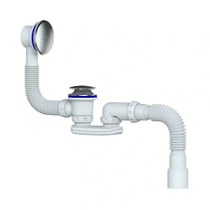 Слив-перелив Black&White Swan с сифоном