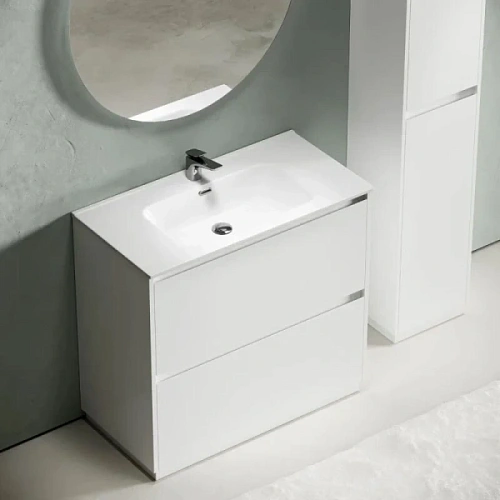 Тумба под раковину напольная Sancos Libra Floor 90 см белый глянец - фото 6