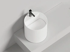 Раковина Salini Armonia Round Top 03 45 см белая матовая