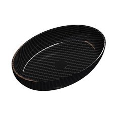 Раковина Abber Karbon 60 см накладная